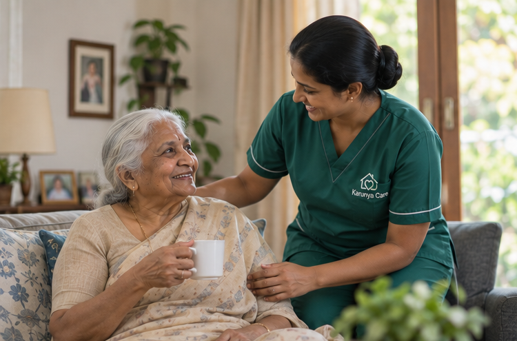 Doctor home visit consultation